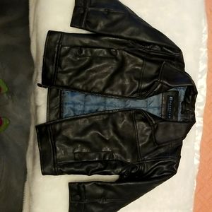 Kenneth Cole Childrens Faux Leather Jacket